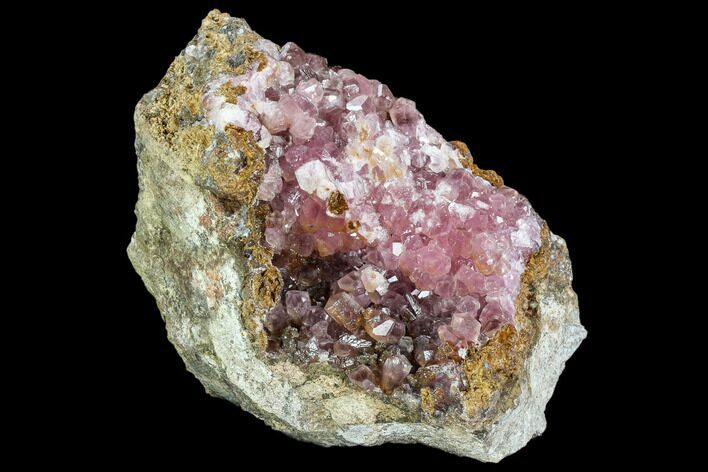 Cobaltoan Calcite Crystal Cluster - Bou Azzer, Morocco #108748